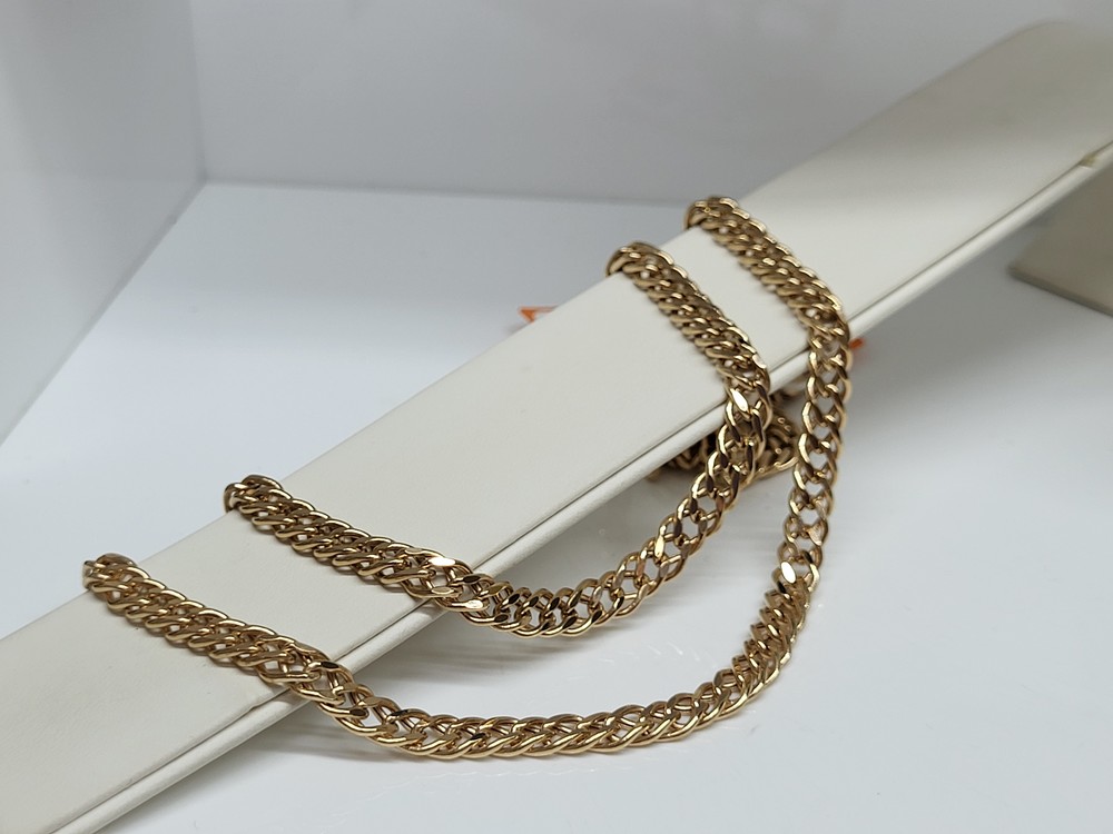 ЦПР2585 ЦЕПЬ ПУСТОТЕЛАЯ Ромб двойной (Au 585)