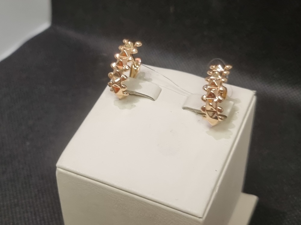 СЕРЬГИ БЕЗ КАМНЯ (Au 585)