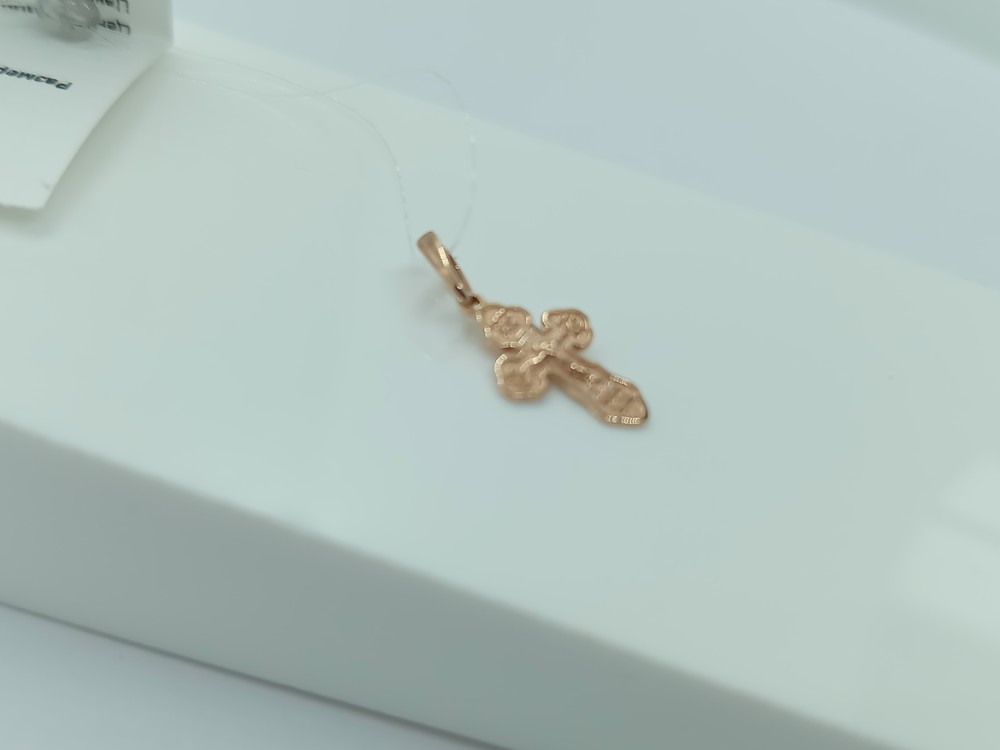 810-00123-10-00-00-00 ПОДВЕСКА КРЕСТ без камня (Au 585)