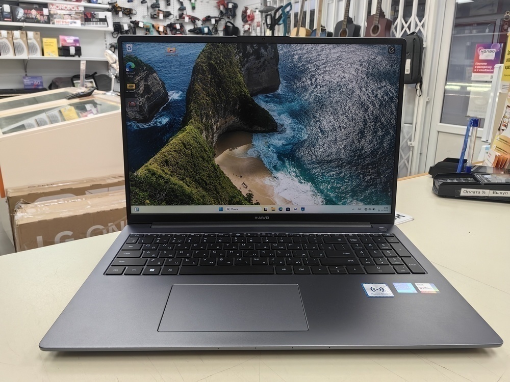 Ноутбук Huawei MateBook D16 RLEF-X; Core I7-12700H, Intel iris XE Graphics, 16 Гб, 512 GB, Нет