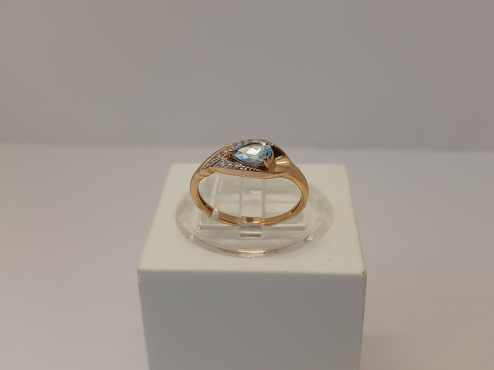 КОЛКМИ585 КОЛЬЦО С КАМНЯМИ (Au 585)