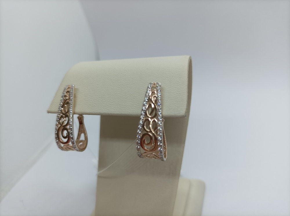 СЕРЬГИ С КАМНЯМИ (Au 585)