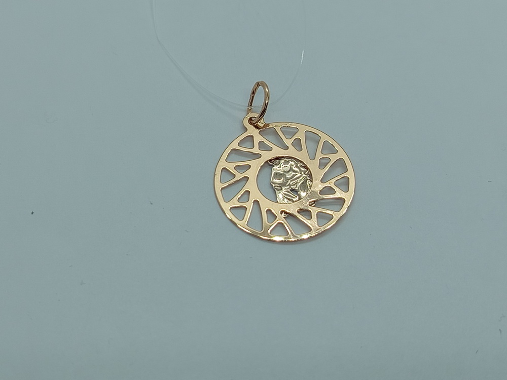 ПОДВЕСКА ЗНАК ЗОДИАКА ВОДОЛЕЙ (Au 585)