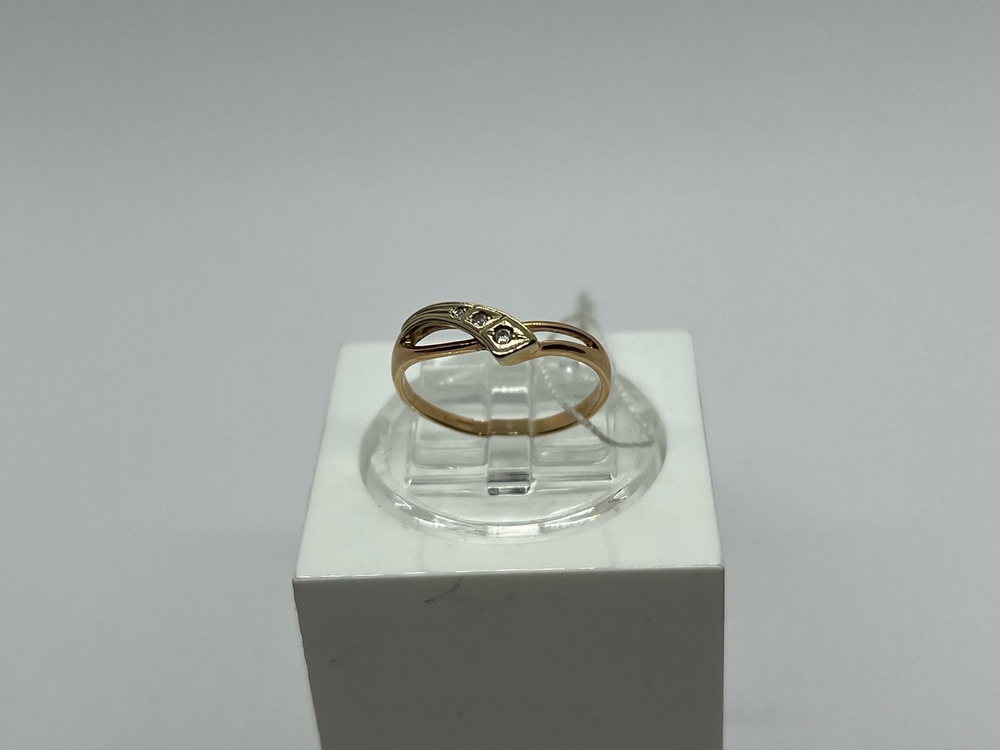 КОЛКМИ585 КОЛЬЦО С КАМНЯМИ (Au 585)