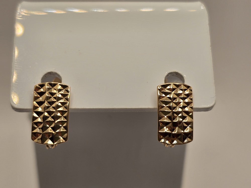 СБКМ585 СЕРЬГИ БЕЗ КАМНЯ (Au 585)