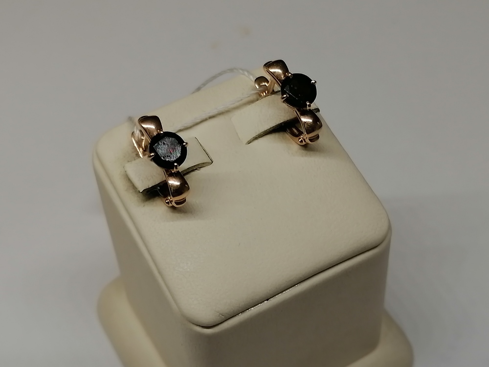 СЕРЬГИ С КАМНЯМИ (Au 585)