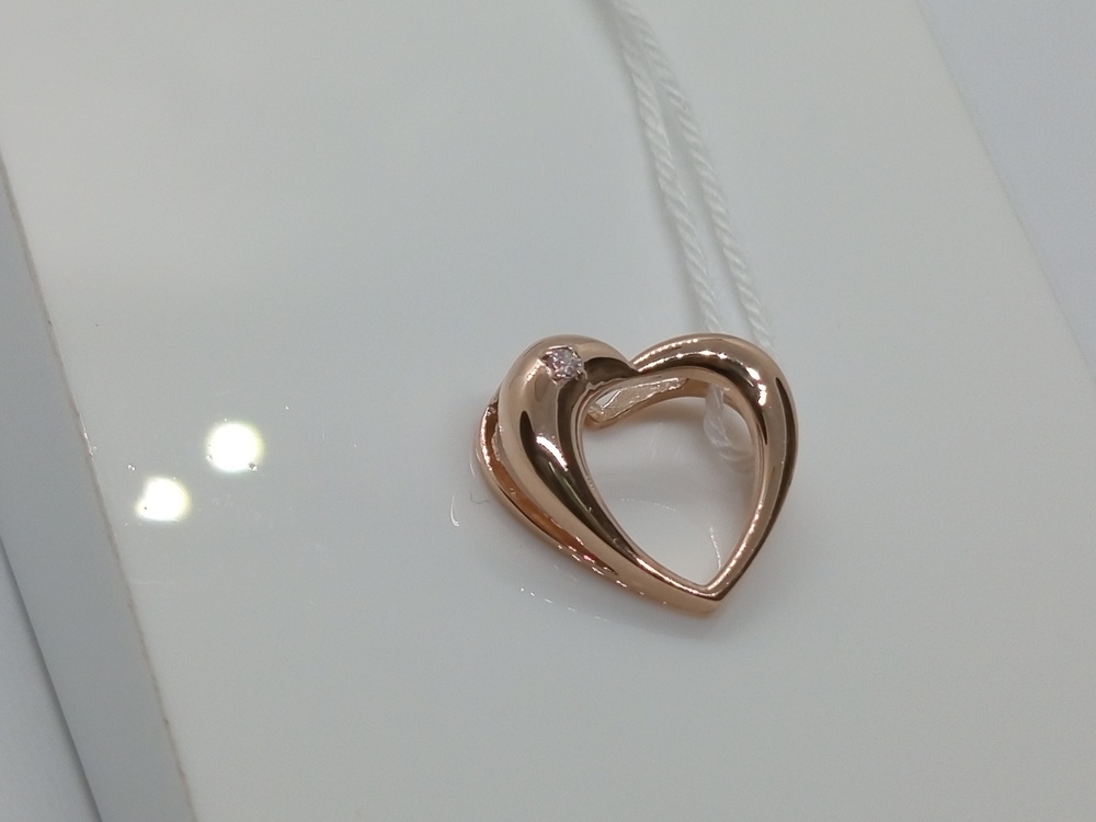 ПОДКМ585 ПОДВЕСКА С КАМНЕМ (Au 585)