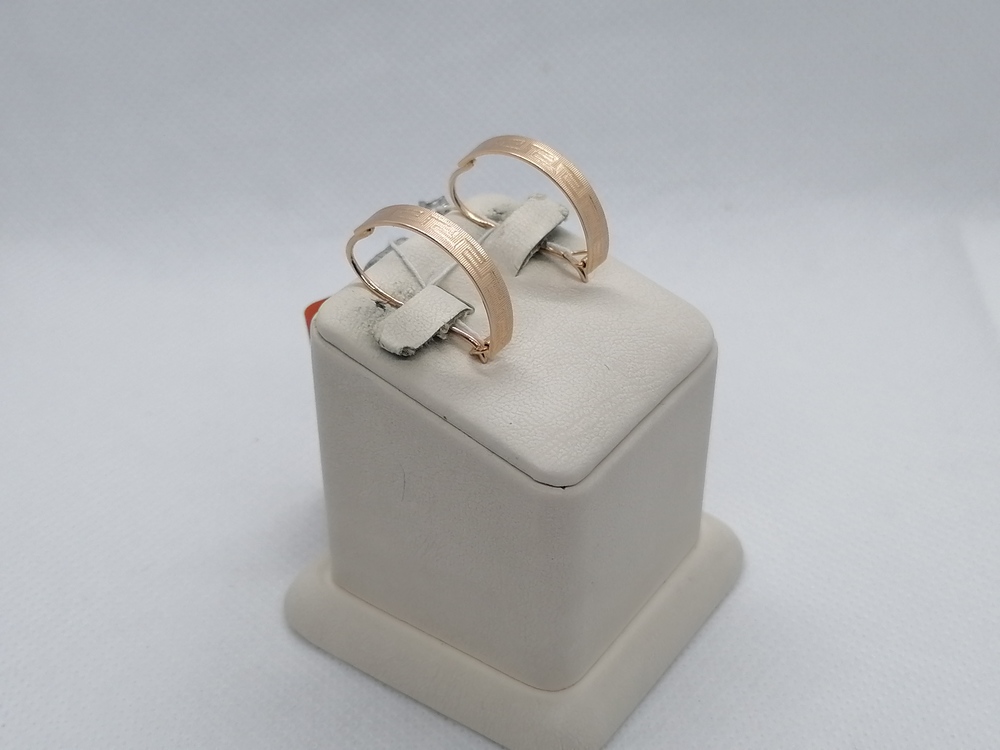 СЕРЬГИ БЕЗ КАМНЯ (Au 585)