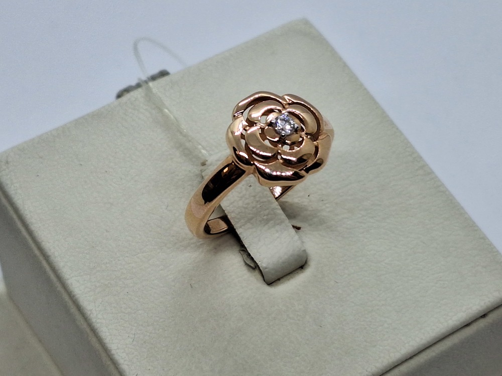 КОЛЬЦО С КАМНЕМ (Au 585)