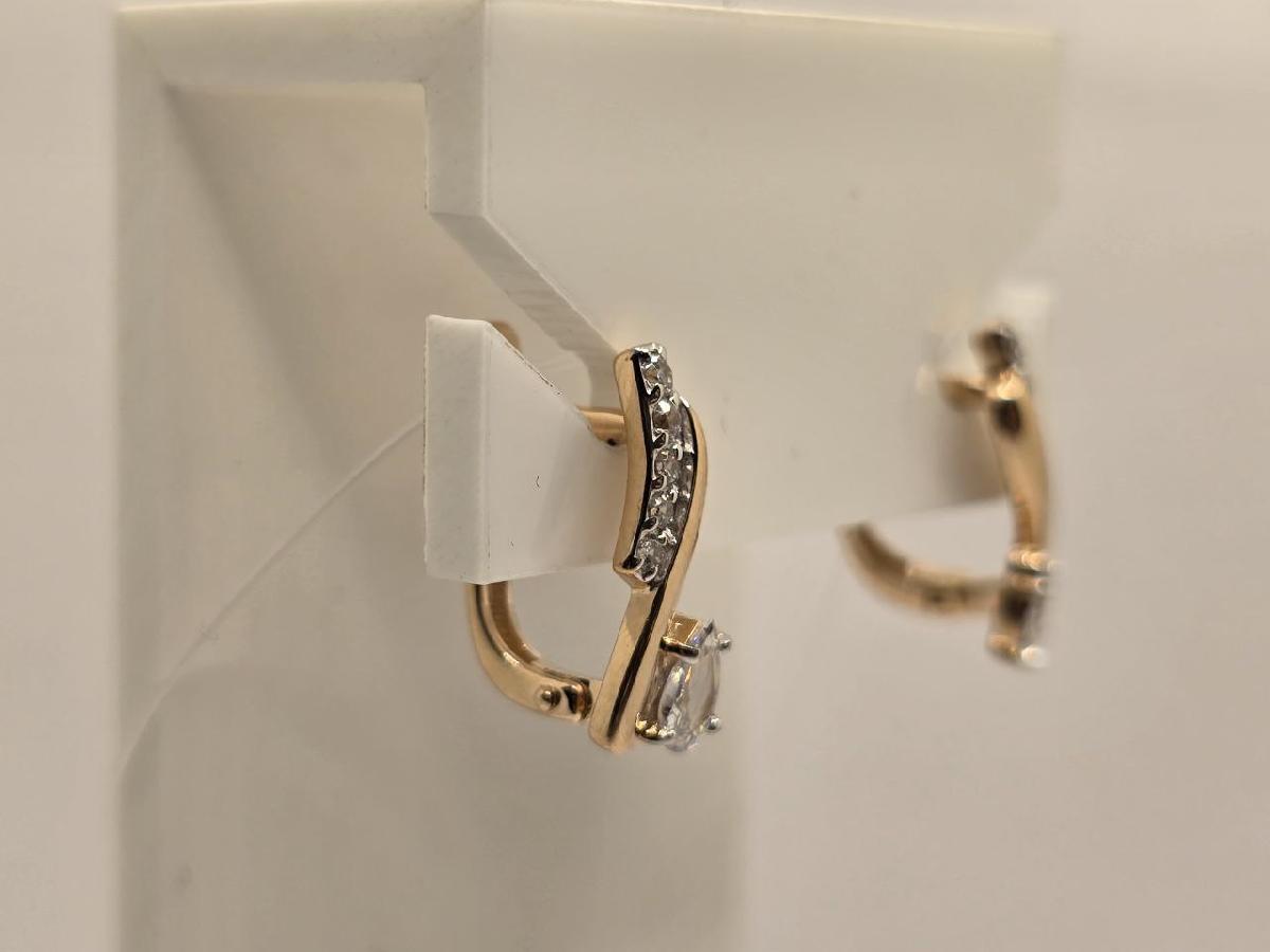 СЕРЬГИ С КАМНЯМИ (Au 585)