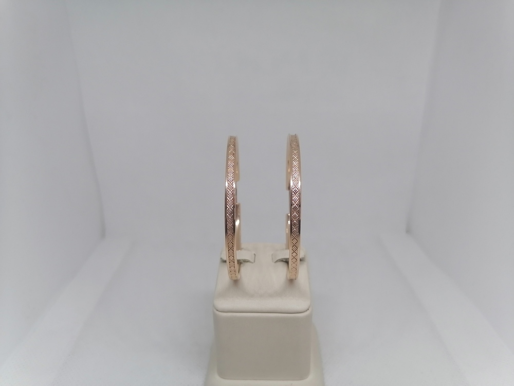 СКОН585 СЕРЬГИ КОНГО (Au 585)