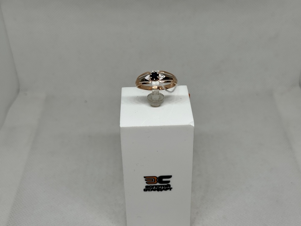 КОЛКМ585 КОЛЬЦО С КАМНЕМ (Au 585)