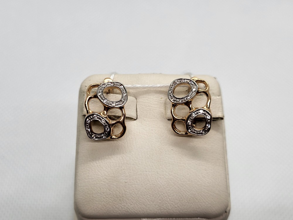 СЕРЬГИ С КАМНЯМИ (Au 585)