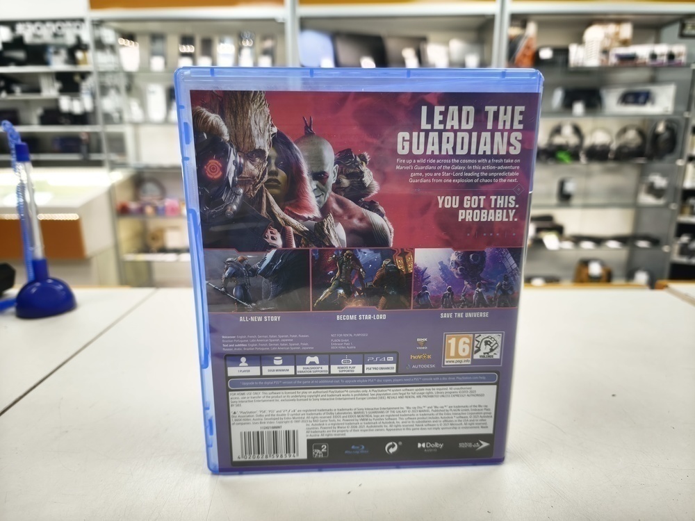 Игра Playstation 4 Guardians of the galaxy