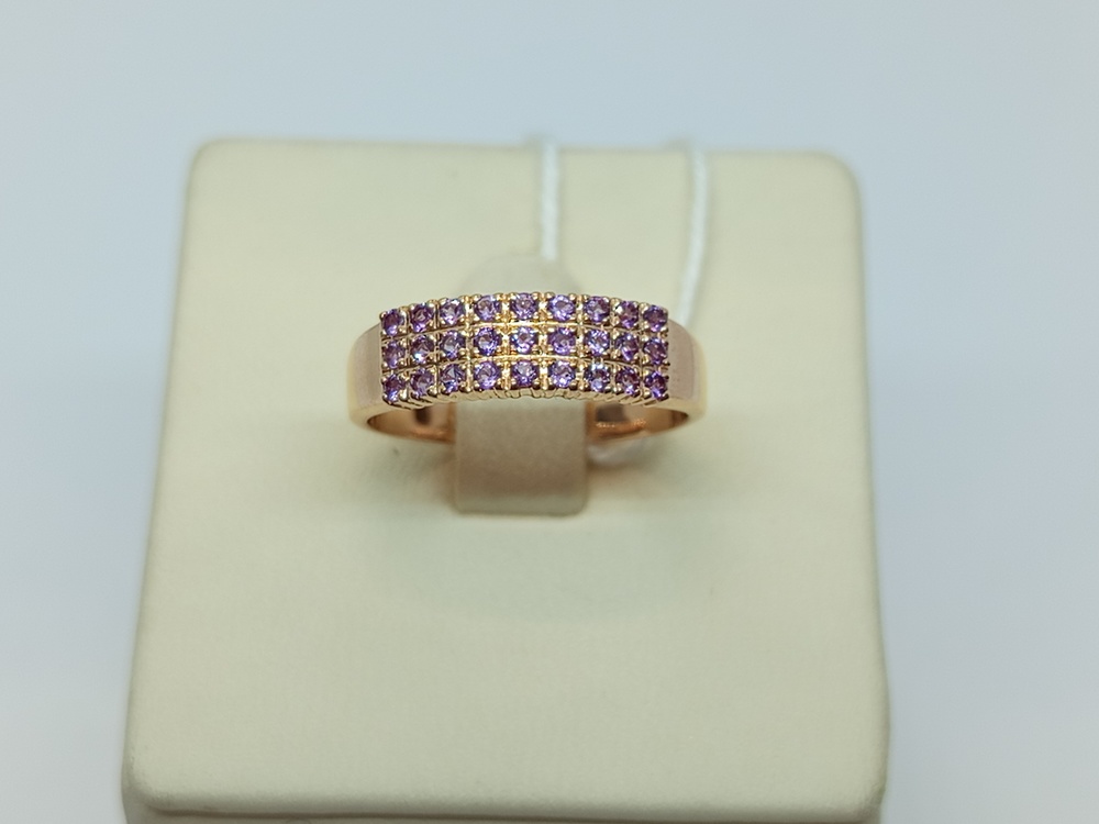 КОЛКМИ585 КОЛЬЦО С КАМНЯМИ (Au 585)