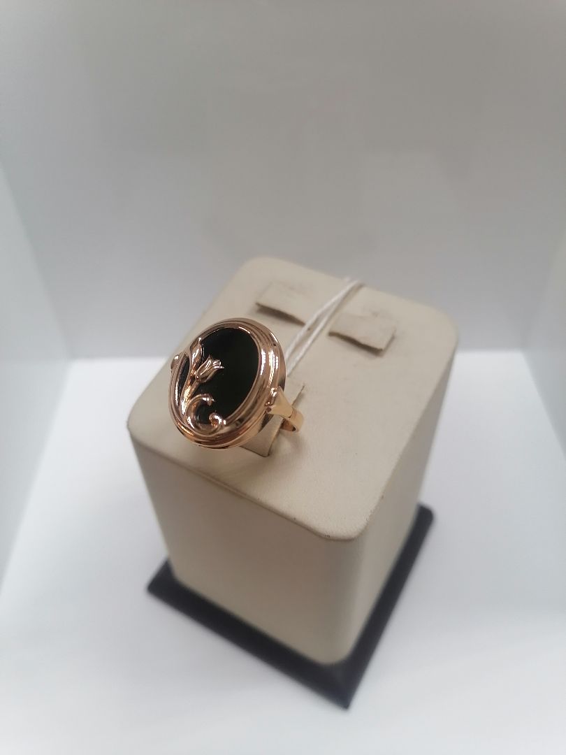 КОЛКМ585 КОЛЬЦО С КАМНЕМ (Au 585)