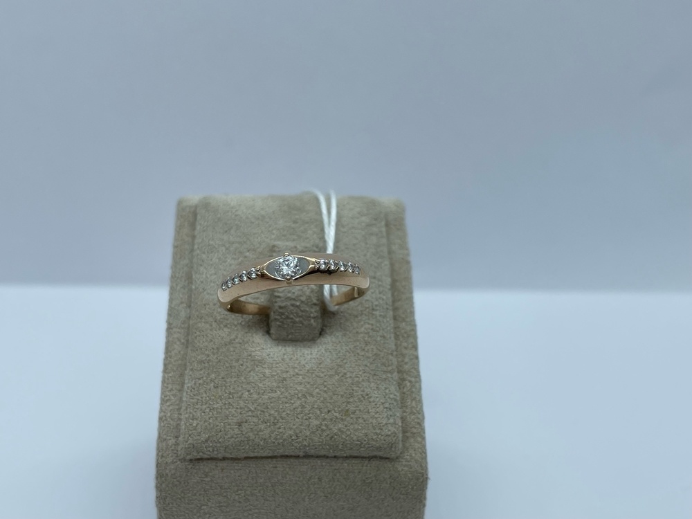 КОЛКМИ585 КОЛЬЦО С КАМНЯМИ (Au 585)