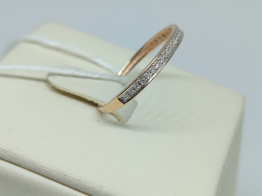 КОЛЬЦО С КАМНЯМИ (Au 585)