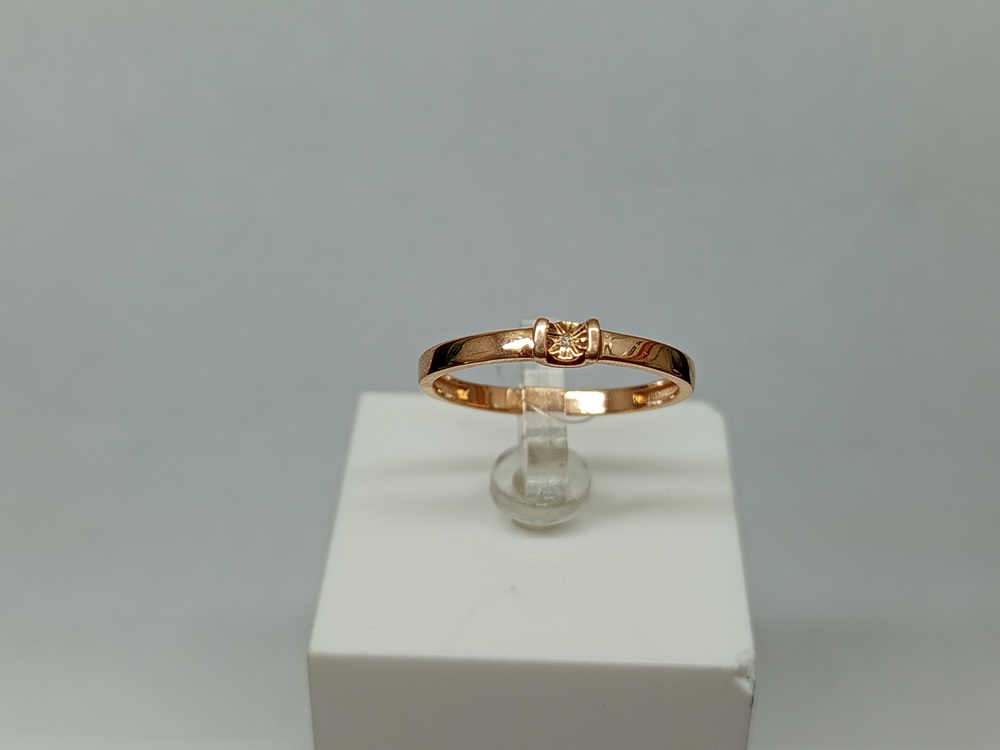 КОЛЬЦО БРИЛЛИАНТ (Ag 925)