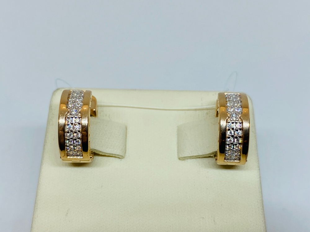 СЕРЬГИ С КАМНЯМИ (Au 585)