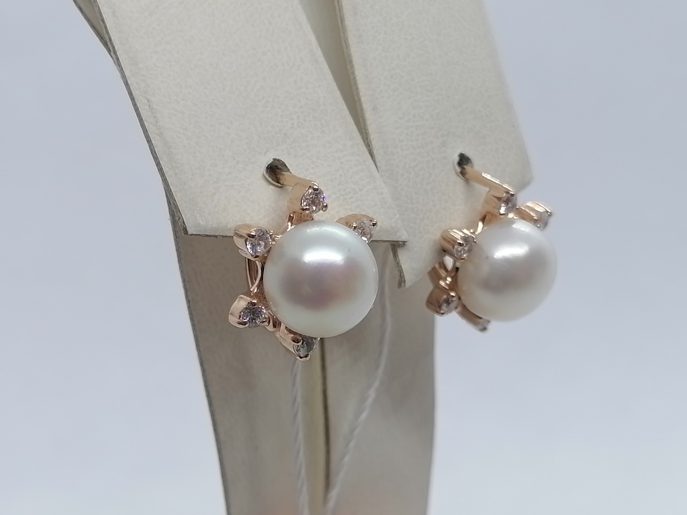 СЕРЬГИ С КАМНЯМИ (Au 585)