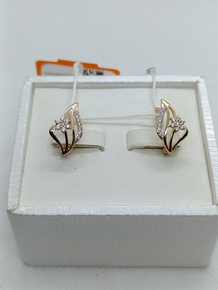 СЕРЬГИ С КАМНЯМИ (Au 585)