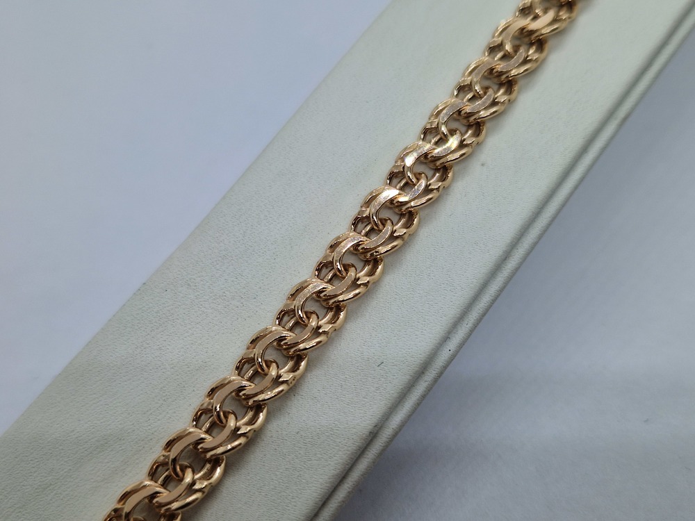 670009025 БРАСЛЕТ ПУСТОТЕЛЫЙ Бисмарк (Au 585)