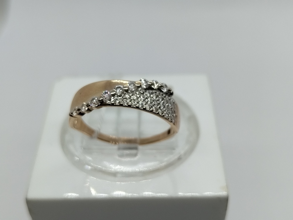 КОЛКМИ585 КОЛЬЦО С КАМНЯМИ (Au 585)