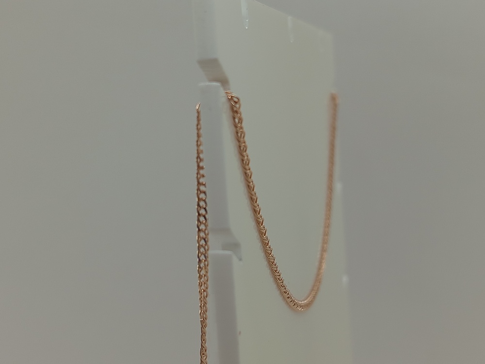 ЦЕПЬ ПОЛНОВЕСНАЯ Ромб двойной (Au 585)