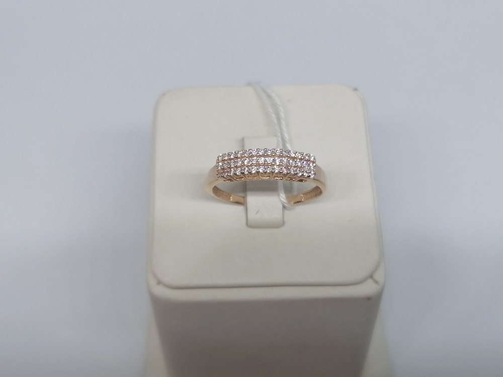 КОЛКМИ585 КОЛЬЦО С КАМНЯМИ (Au 585)