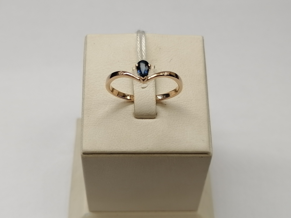 КОЛКМИ585 КОЛЬЦО С КАМНЯМИ (Au 585)