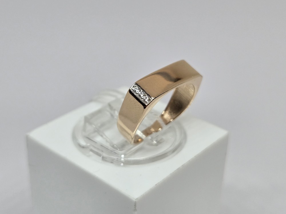 ПЕЧАТКА С КАМНЯМИ (Au 585)