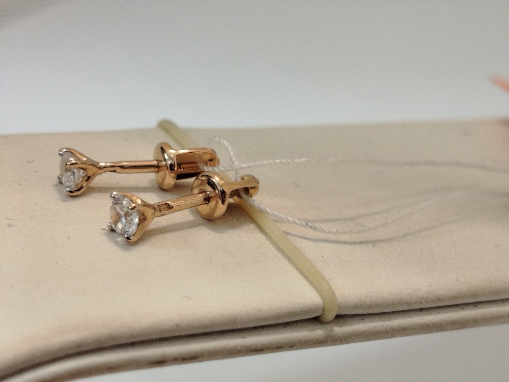 СЕРЬГИ ПУСЕТЫ (Au 585)