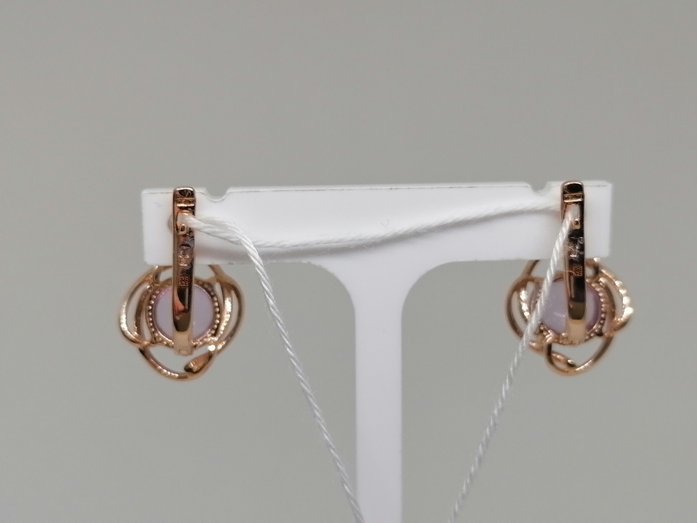 СКМ585 СЕРЬГИ С КАМНЕМ (Au 585) СКМ585 СЕРЬГИ С КАМНЕМ (Au 585)