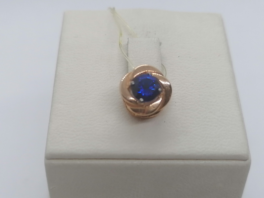 04-53-0272-06 ПОДВЕСКА С КАМНЕМ (Au 585)