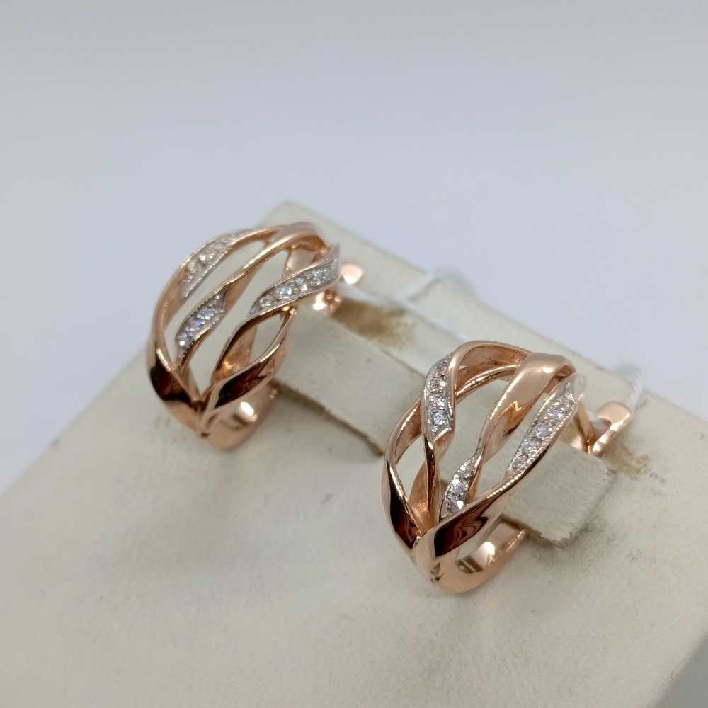 СЕРЬГИ С КАМНЯМИ (Au 585)