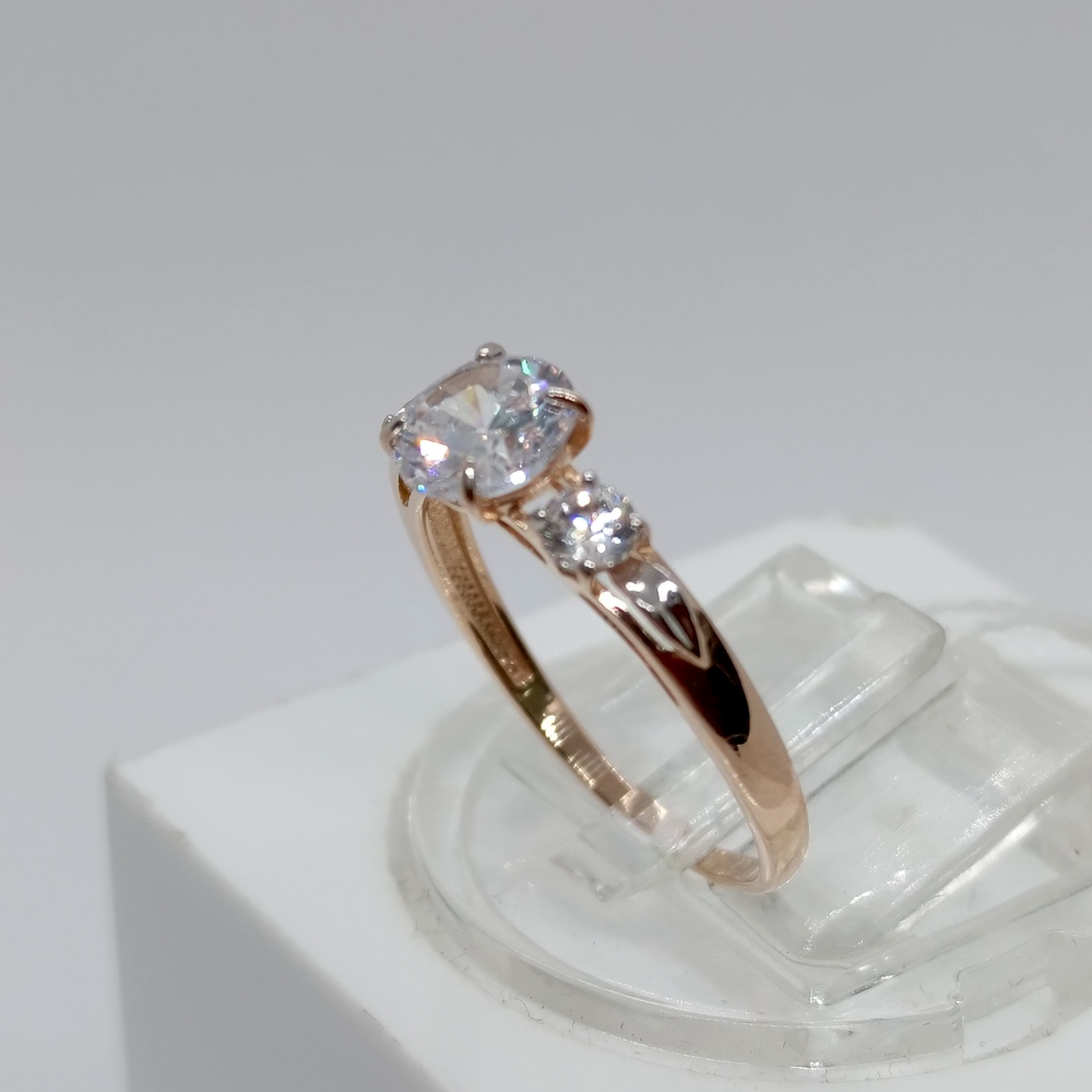 КОЛКМИ585 КОЛЬЦО С КАМНЯМИ (Au 585)