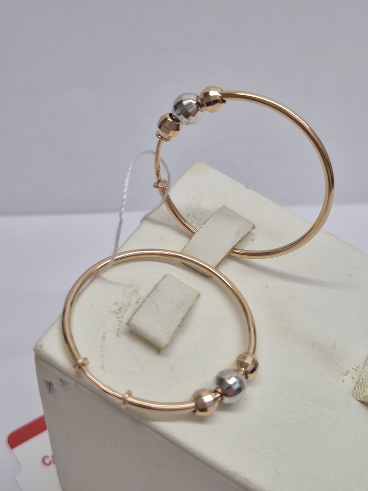 СЕРЬГИ КОНГО без камня (Au 585)