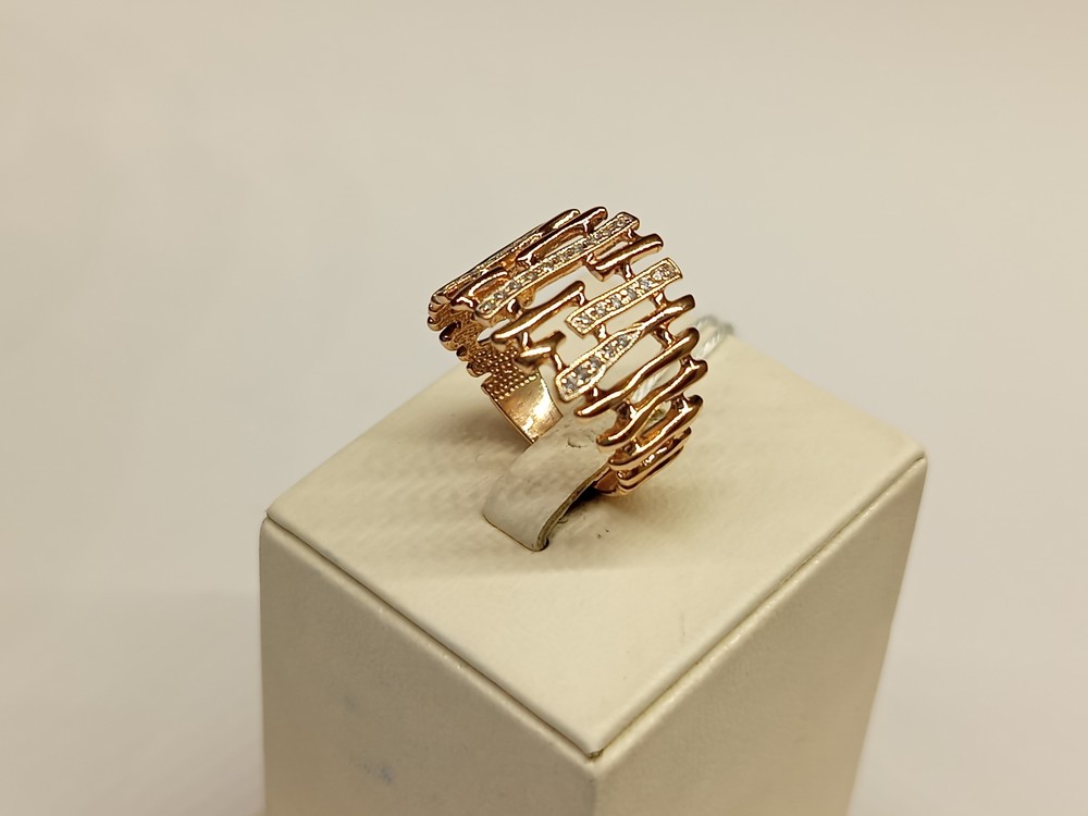 КОЛКМИ585 КОЛЬЦО С КАМНЯМИ (Au 585)