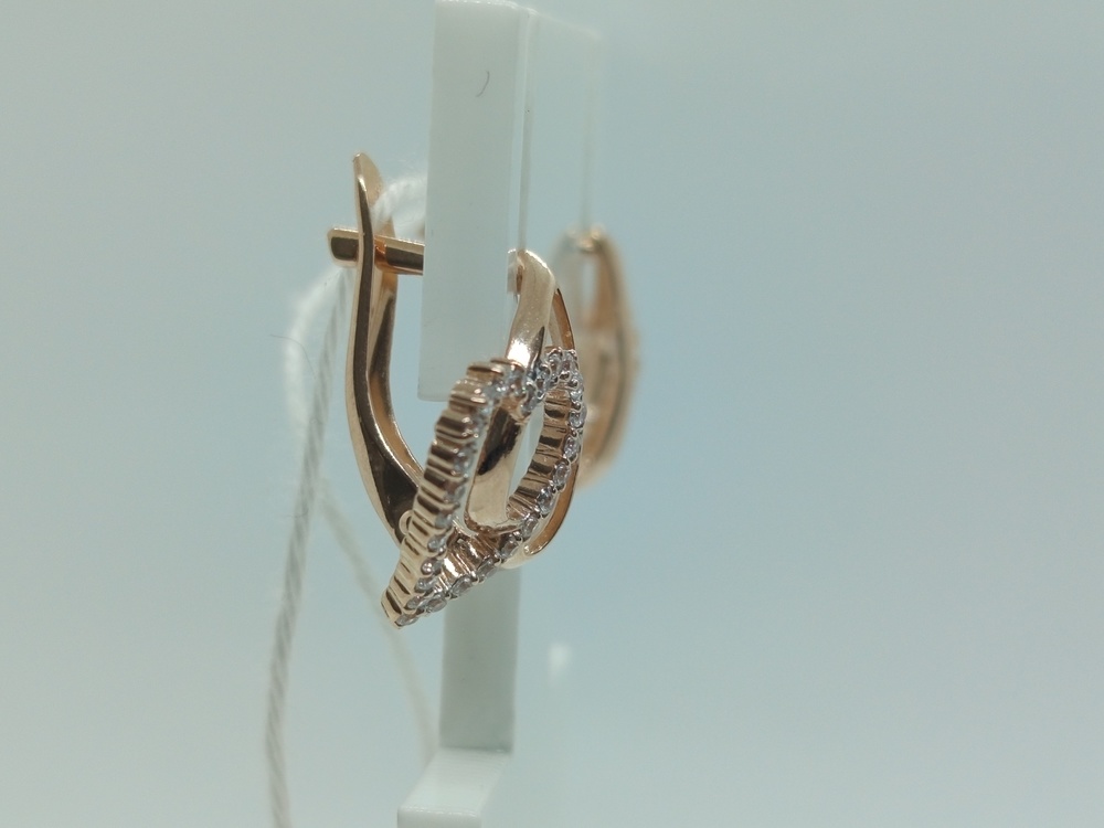 СЕРЬГИ С КАМНЯМИ (Au 585)