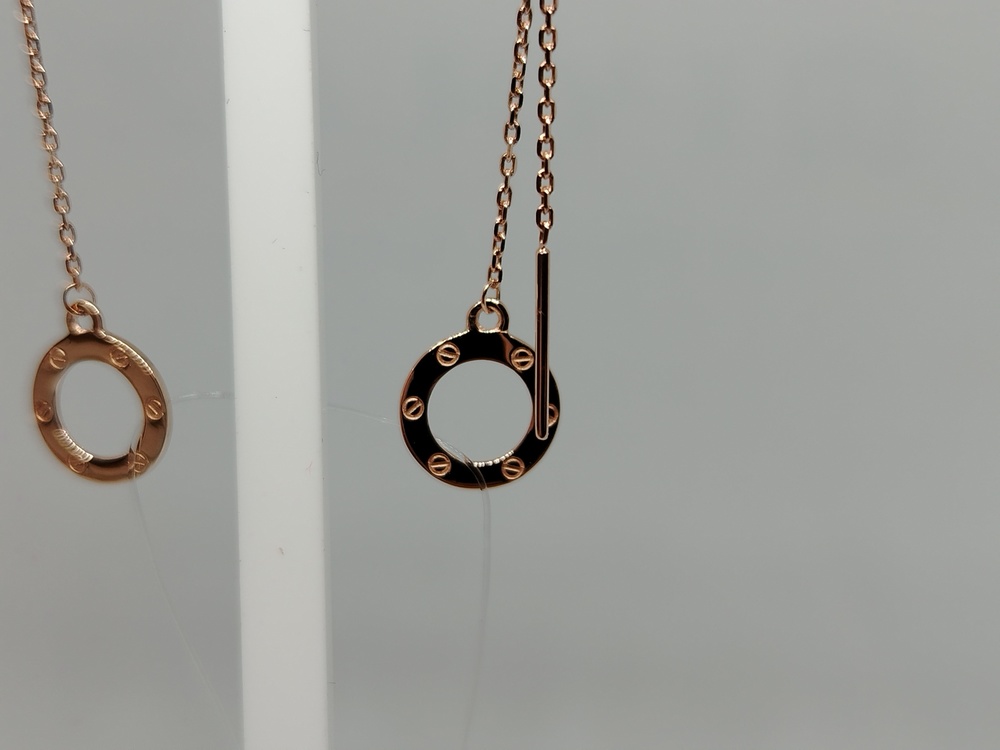 СЕРЬГИ ПРОДЕВКИ без камня (Au 585)