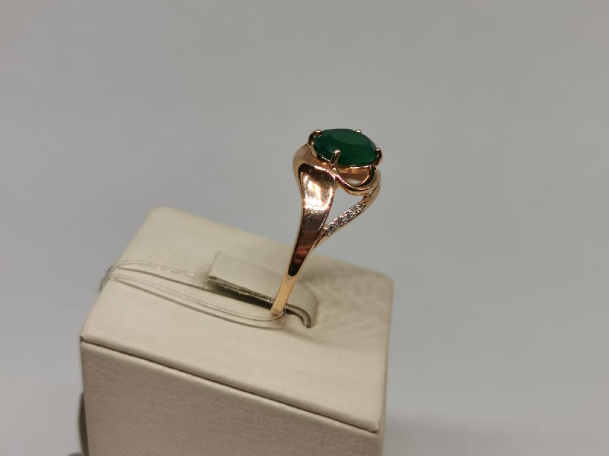 51-310-00924-3 КОЛЬЦО С КАМНЯМИ (Au 585)