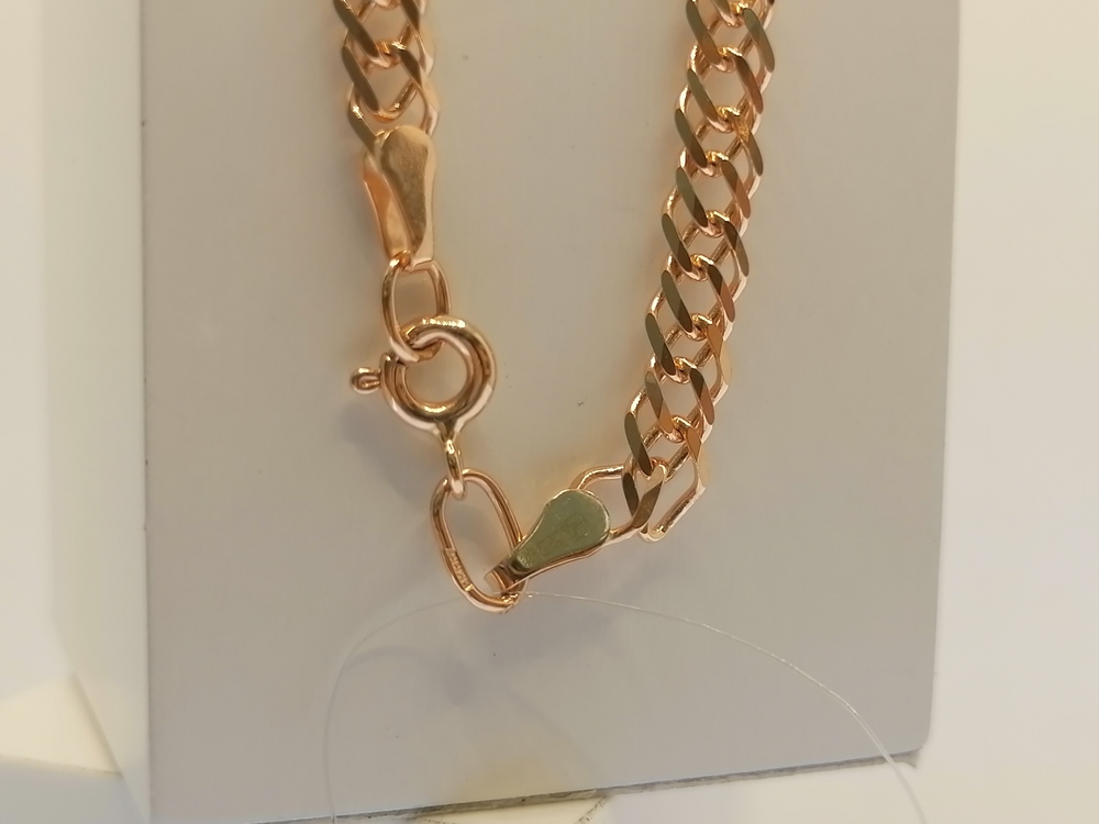 ЦЕПЬ ПОЛНОВЕСНАЯ Ромб двойной (Au 585)