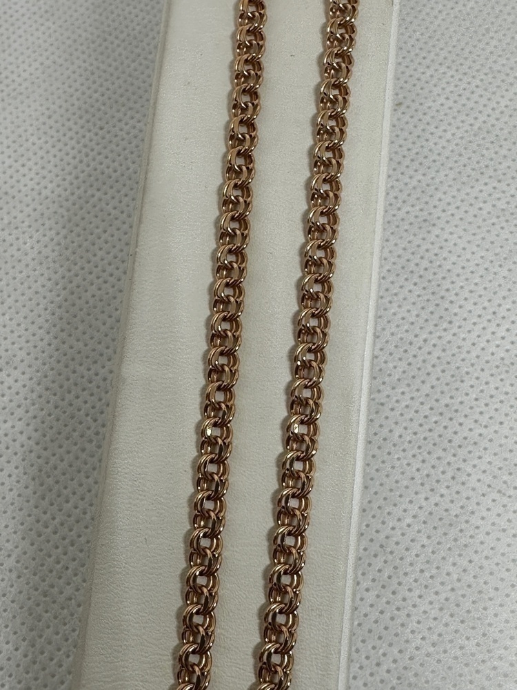 ЦЕПЬ ПУСТОТЕЛАЯ Бисмарк (Au 585)