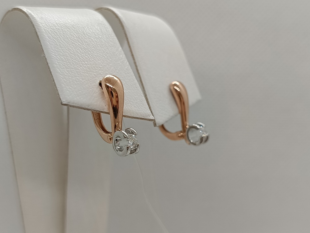 СЕРЬГИ БРИЛЛИАНТ (Au 585)