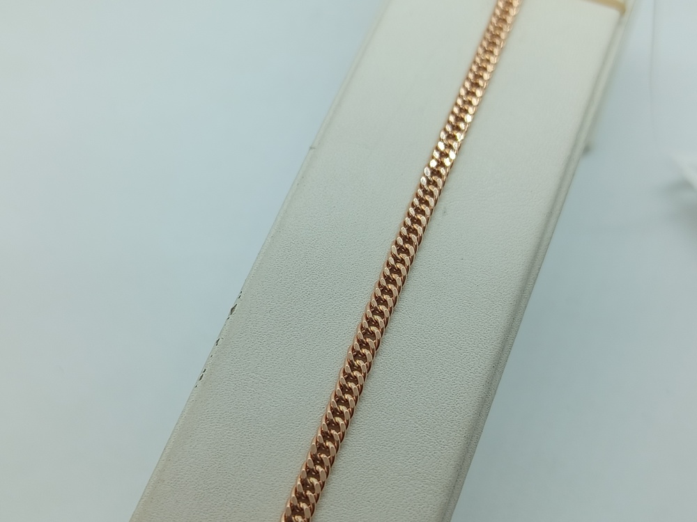 БРАСЛЕТ ПУСТОТЕЛЫЙ Панцирное (Au 585)