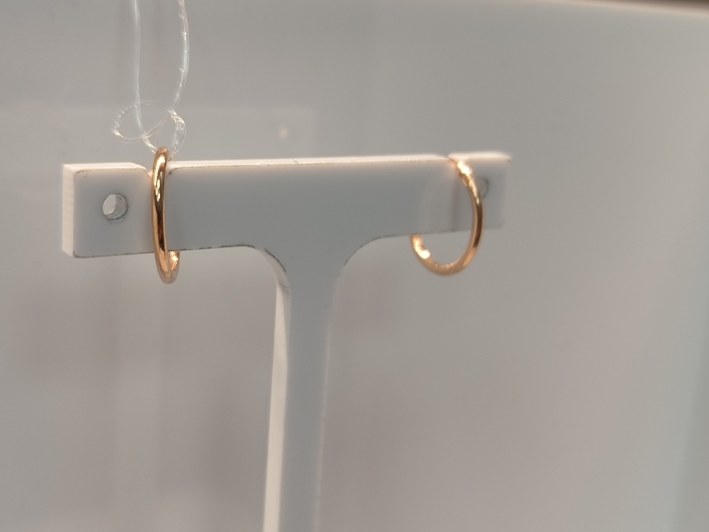 СЕРЬГИ КОНГО без камня (Au 585)