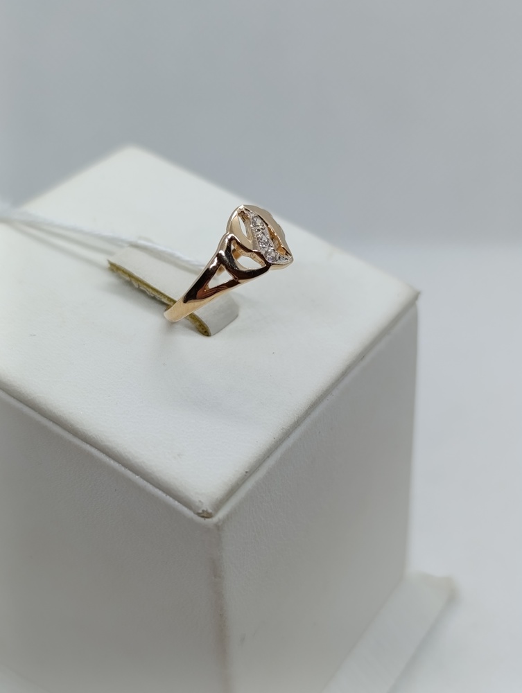 КОЛКМИ585 КОЛЬЦО С КАМНЯМИ (Au 585)