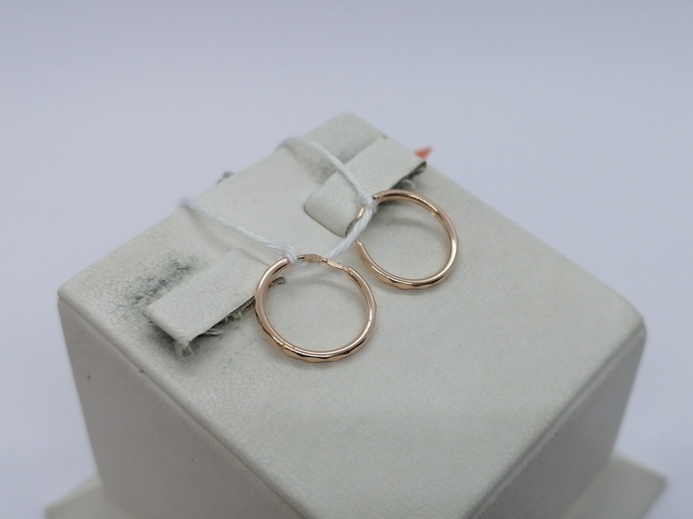 СКОН585 СЕРЬГИ КОНГО (Au 585)