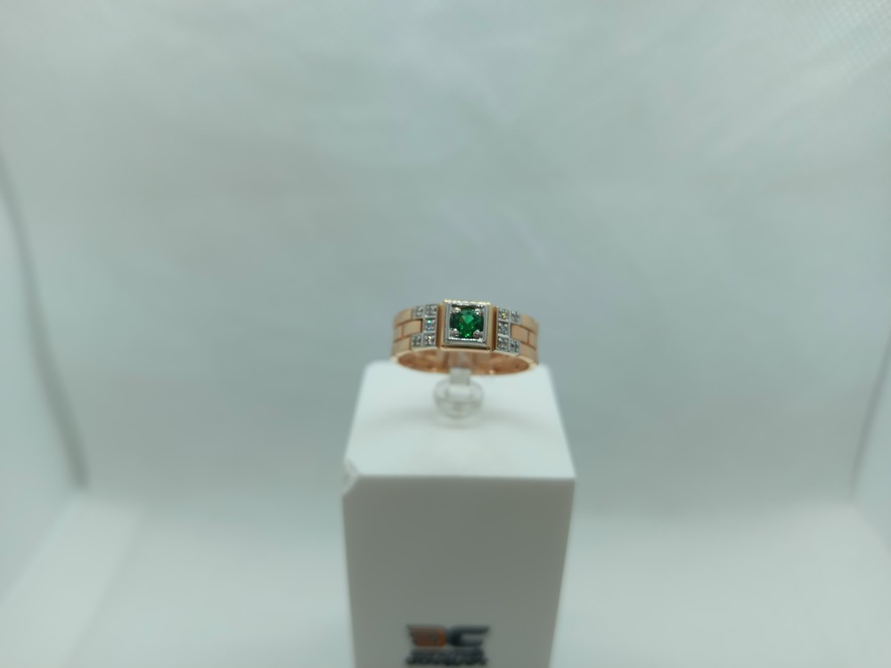 ПЕЧАТКА С КАМНЯМИ (Au 585)